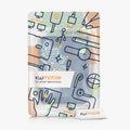 kwmobile Schutzhülle für Kobo Clara 2E / Tolino Shine 4 Hülle - eReader Flip Case mit Auto Sleep Funktion
