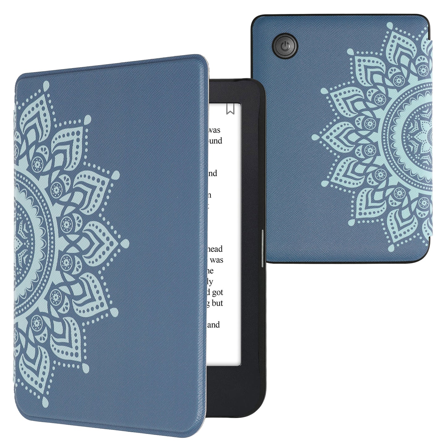 kwmobile Schutzhülle für Kobo Clara 2E / Tolino Shine 4 Hülle - eReader Flip Case mit Auto Sleep Funktion