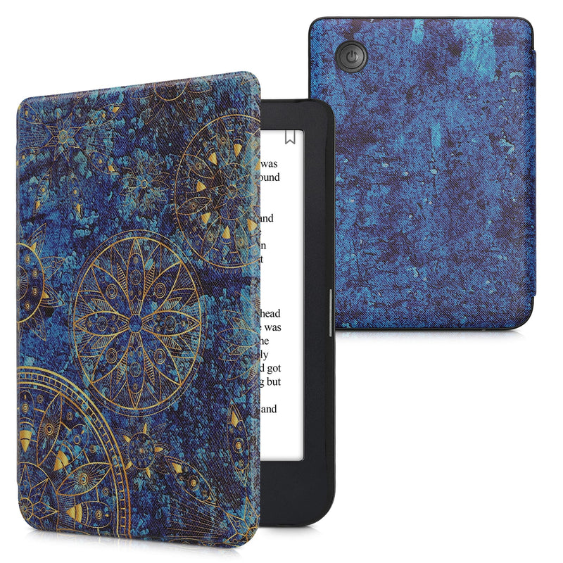kwmobile Schutzhülle für Kobo Clara 2E / Tolino Shine 4 Hülle - eReader Flip Case mit Auto Sleep Funktion