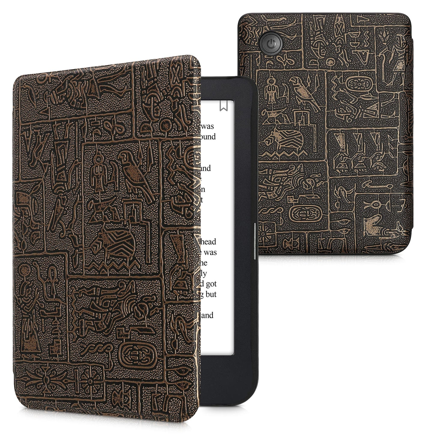 kwmobile Schutzhülle für Kobo Clara 2E / Tolino Shine 4 Hülle - eReader Flip Case mit Auto Sleep Funktion