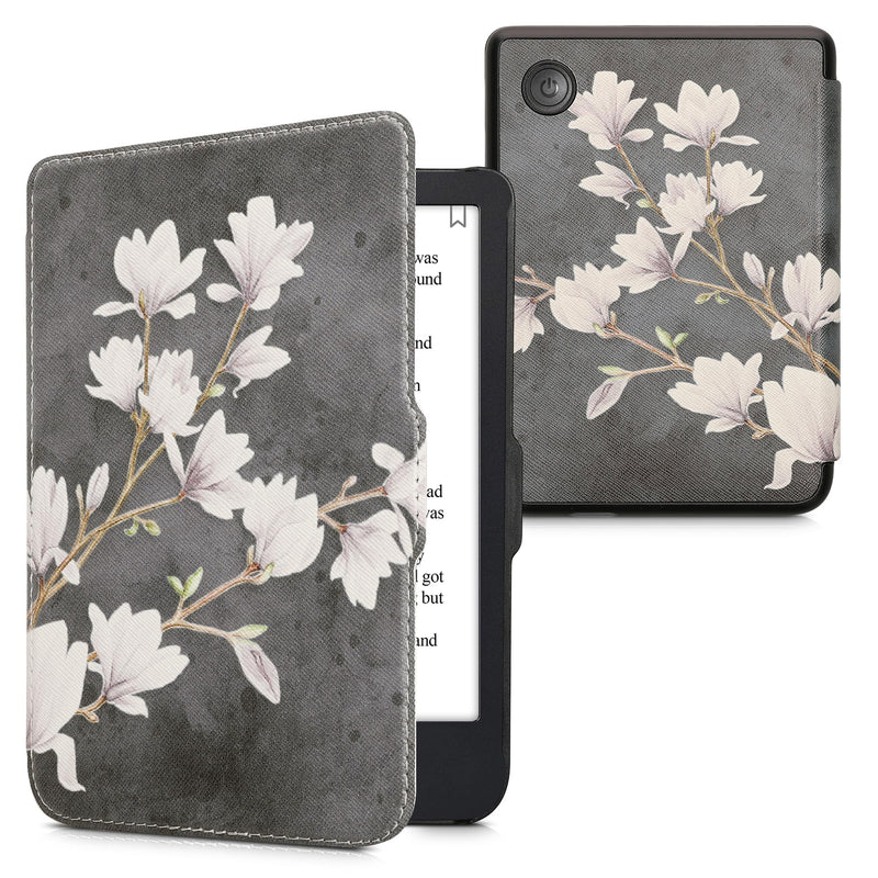 kwmobile Schutzhülle für Kobo Clara 2E / Tolino Shine 4 Hülle - eReader Flip Case mit Auto Sleep Funktion
