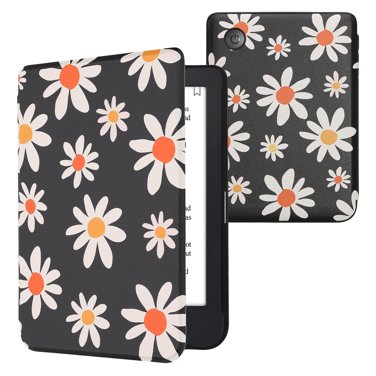kwmobile Schutzhülle für Kobo Clara 2E / Tolino Shine 4 Hülle - eReader Flip Case mit Auto Sleep Funktion