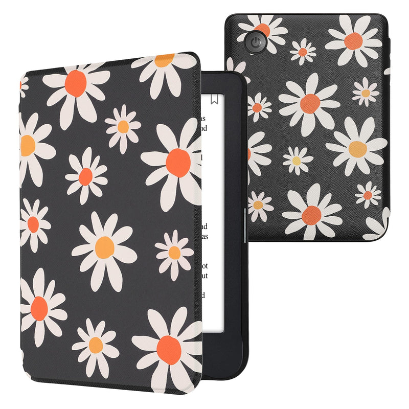 kwmobile Schutzhülle für Kobo Clara 2E / Tolino Shine 4 Hülle - eReader Flip Case mit Auto Sleep Funktion