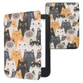 kwmobile Schutzhülle für Kobo Clara 2E / Tolino Shine 4 Hülle - eReader Flip Case mit Auto Sleep Funktion