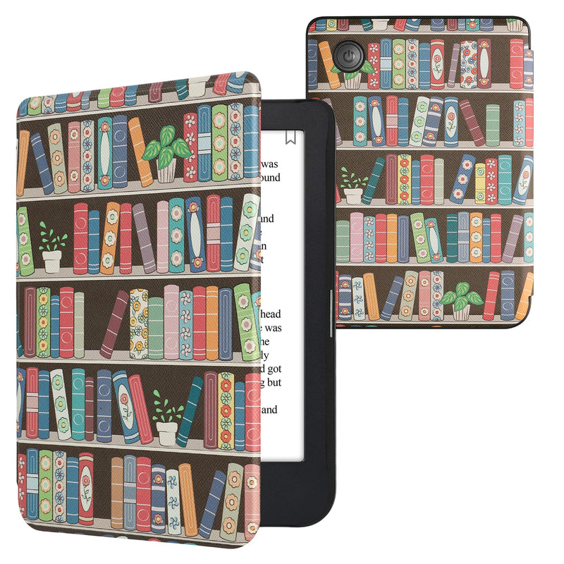 kwmobile Schutzhülle für Kobo Clara 2E / Tolino Shine 4 Hülle - eReader Flip Case mit Auto Sleep Funktion