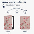 kwmobile Schutzhülle für Kobo Clara 2E / Tolino Shine 4 Hülle - eReader Flip Case mit Auto Sleep Funktion