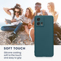 kwmobile Handyhülle für Motorola Edge 30 Fusion Hülle - weiches Handy Silikon Case - Schutzhülle Cover