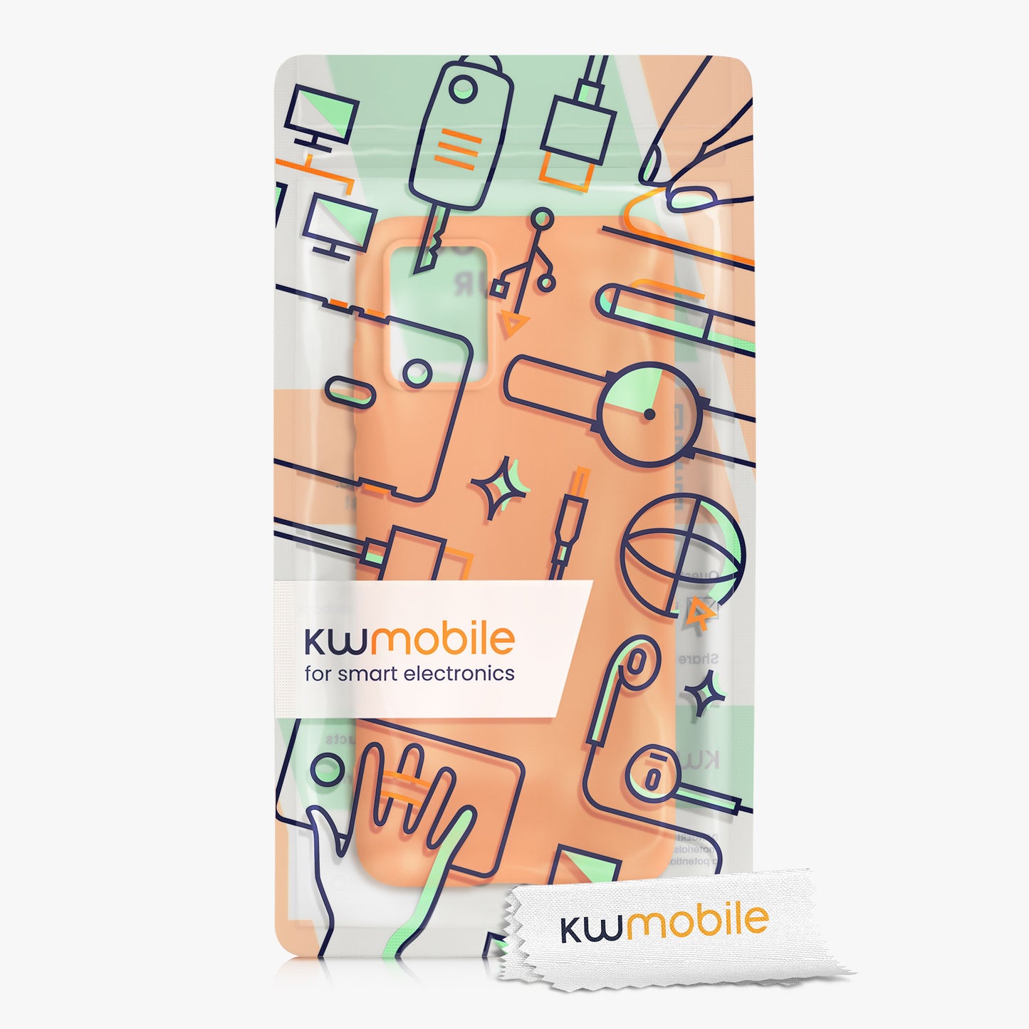 kwmobile Handyhülle für Motorola Edge 30 Neo - Kabelloses Laden - Schutzhülle Cover