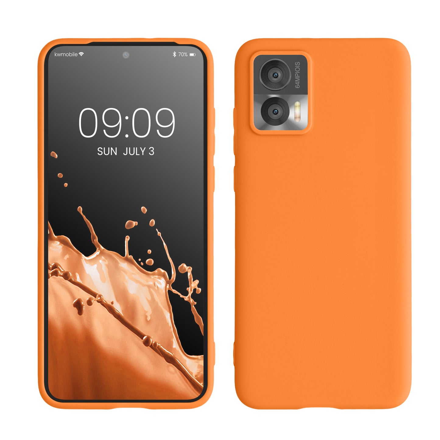 kwmobile Handyhülle für Motorola Edge 30 Neo - Kabelloses Laden - Schutzhülle Cover