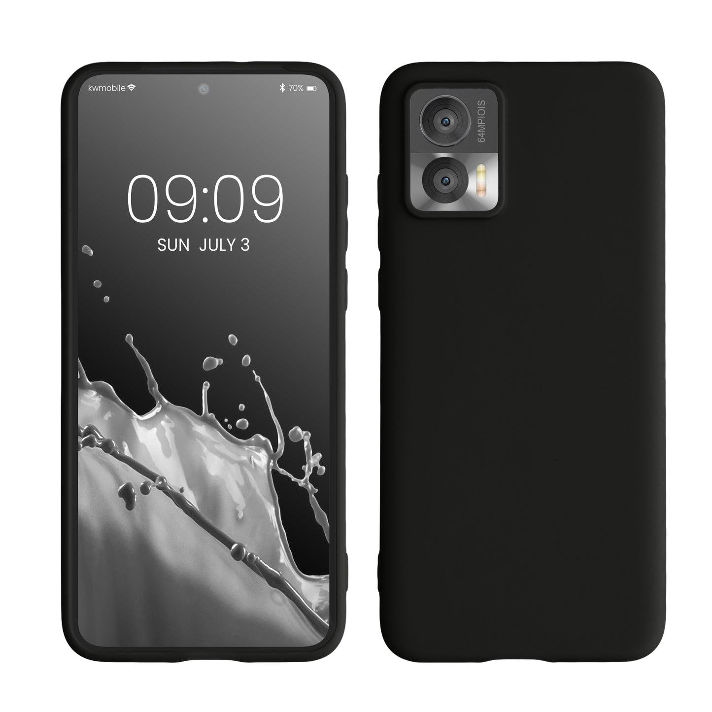 kwmobile Handyhülle für Motorola Edge 30 Neo - Kabelloses Laden - Schutzhülle Cover