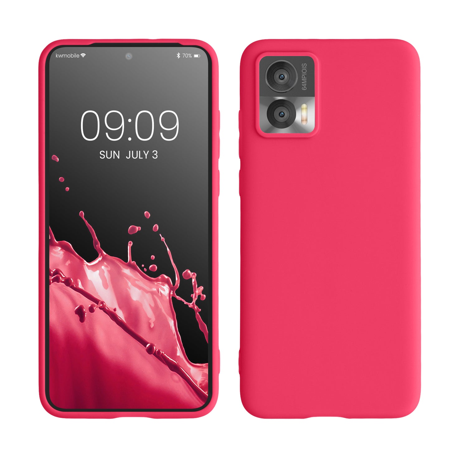 kwmobile Handyhülle für Motorola Edge 30 Neo - Kabelloses Laden - Schutzhülle Cover