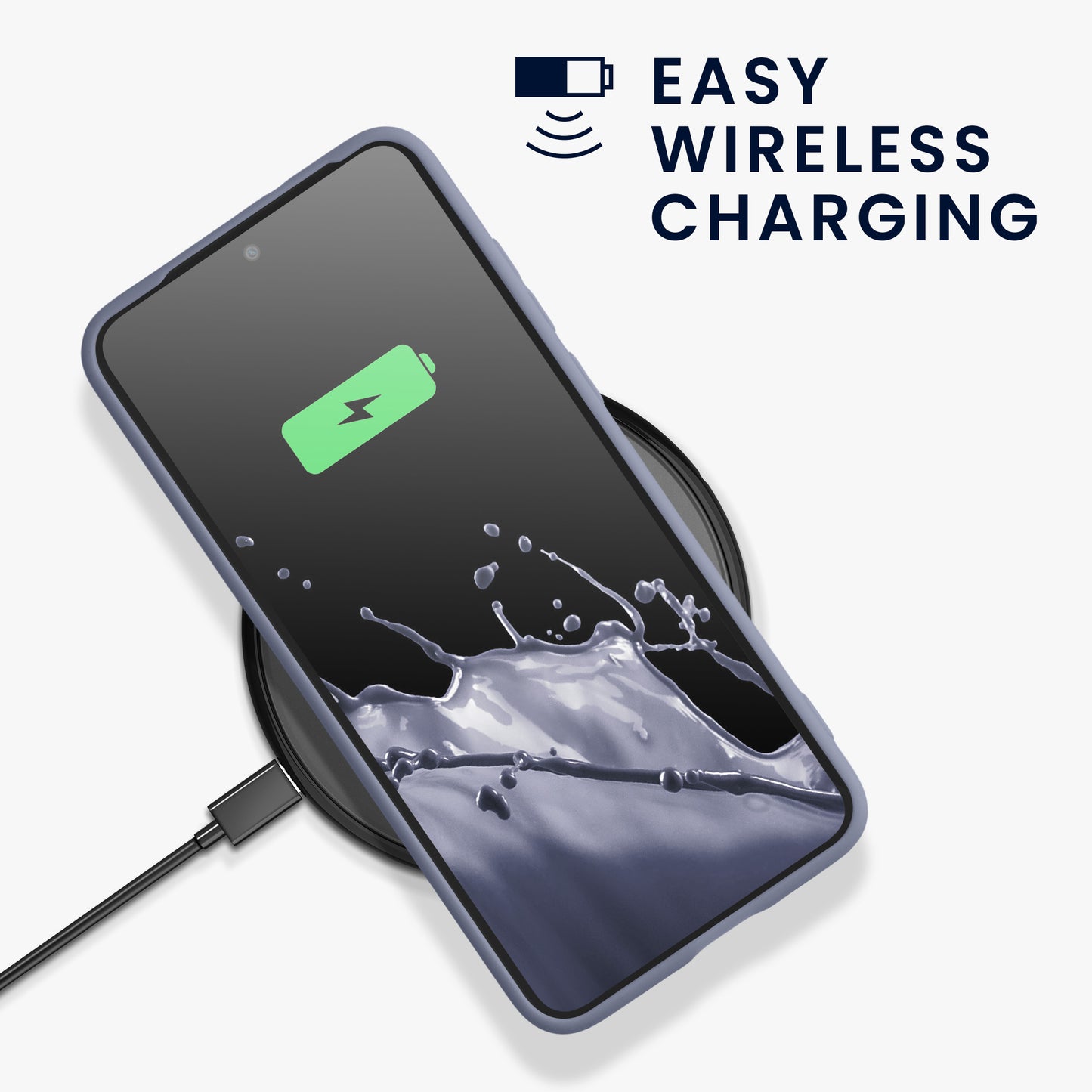 kwmobile Handyhülle für Motorola Edge 30 Neo - Kabelloses Laden - Schutzhülle Cover