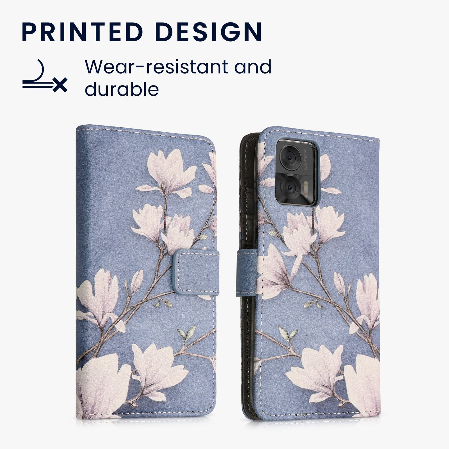 Kunstleder Hülle kompatibel mit Motorola Edge 30 Neo
