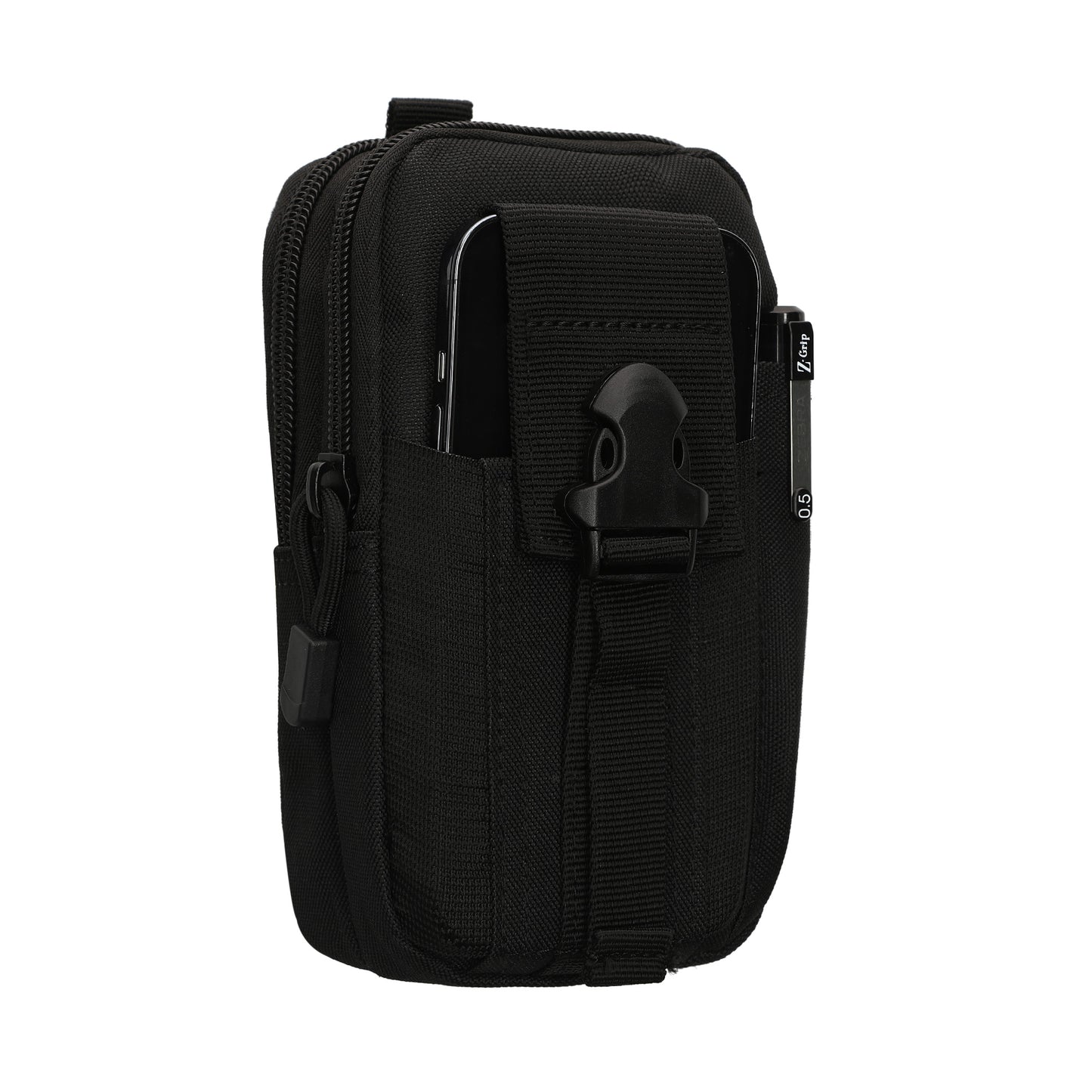 kwmobile Universal Gürteltasche für Handys - Gürtel Handytasche Outdoor Gürtelschlaufe - Handyhalterung mit Tasche 17,2 x 10 cm