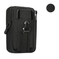 kwmobile Universal Gürteltasche für XL - 6,7/6,8" Handys - Gürtel Handytasche Outdoor Gürtelschlaufe - Handyhalterung mit Tasche 17,2 x 10 cm Schwarz Schwarz XL 