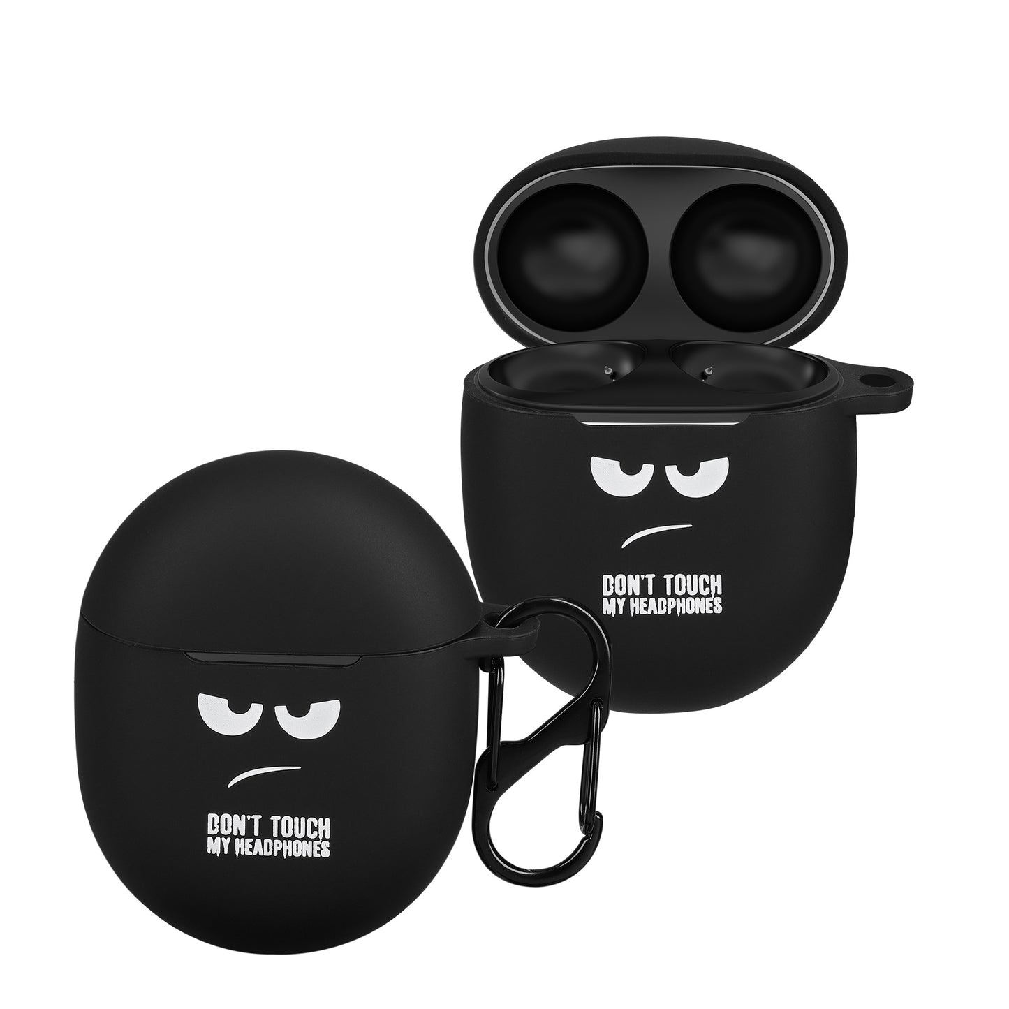 Silikon Hülle für Google Pixel Buds Pro 2 / Pixel Buds Pro Don't touch my Headphones Design