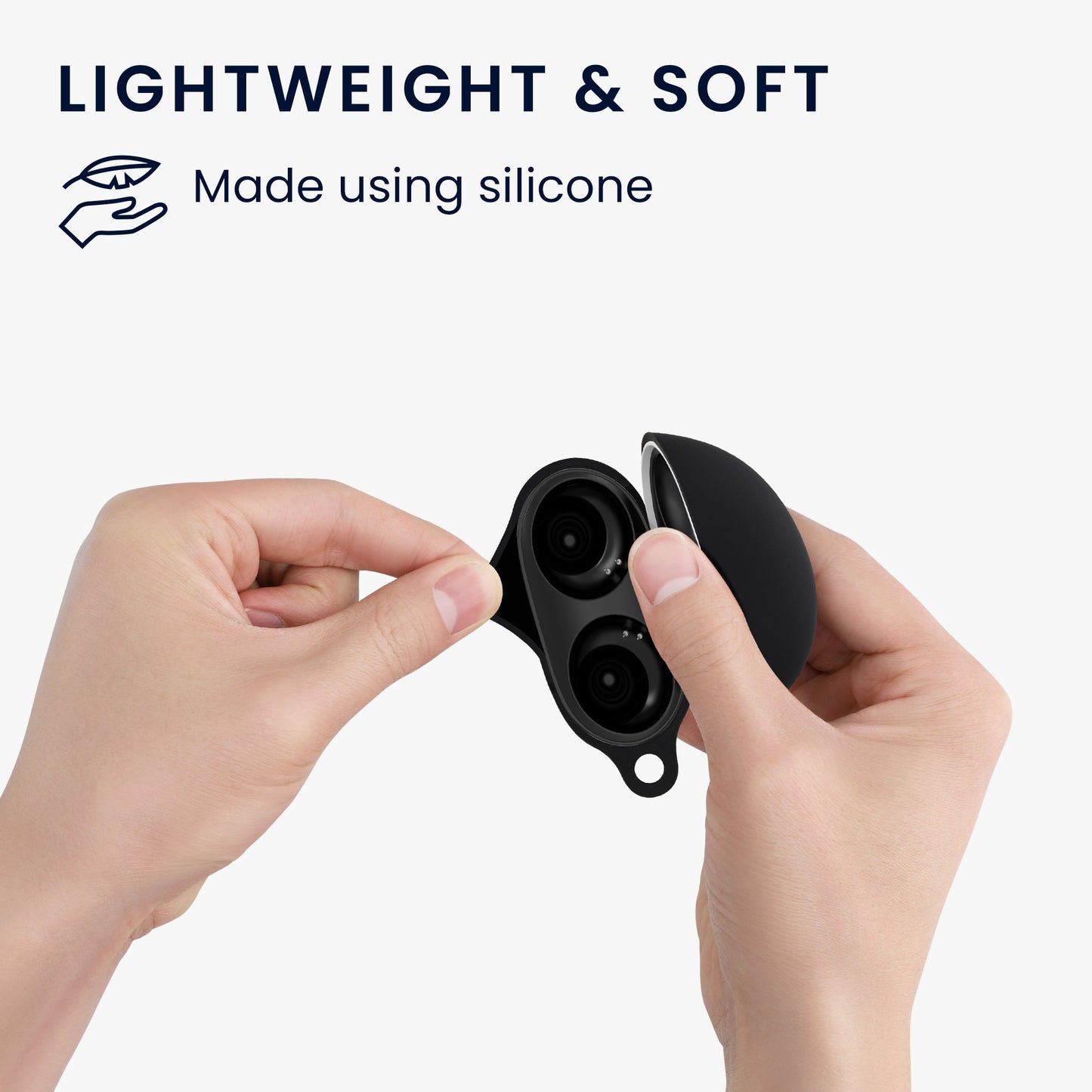 Silikon Hülle für Google Pixel Buds Pro 2 / Pixel Buds Pro Don't touch my Headphones Design