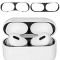 kwmobile Staubschutz Sticker kompatibel mit Apple Airpods Pro 2 Metallstaub Schutz Aufkleber Skins
