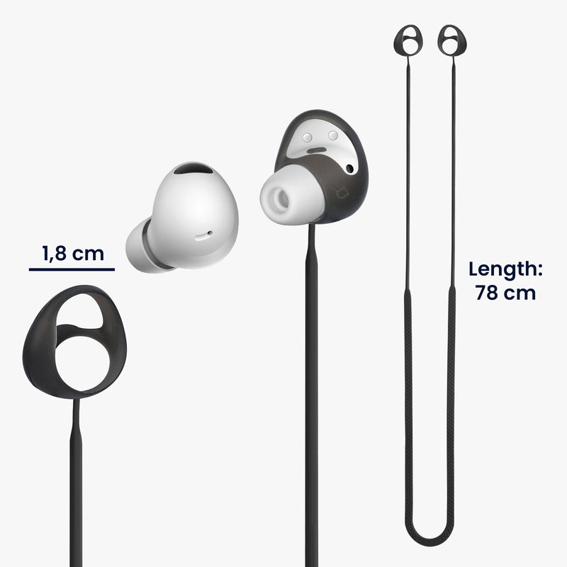 kwmobile Halteband kompatibel mit Samsung Galaxy Buds2 Pro Headphones - Kopfhörer Halter Band Strap