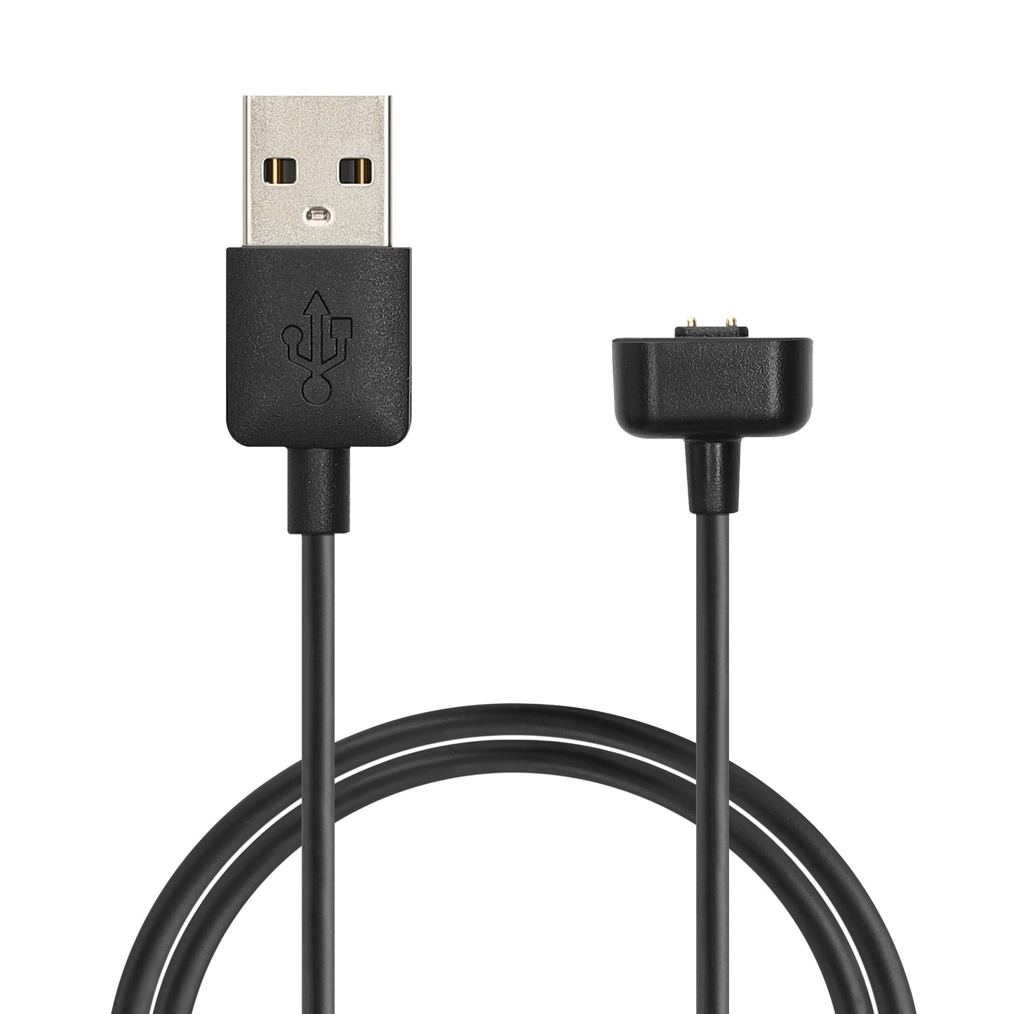 kwmobile USB Kabel Charger kompatibel mit Amazfit Band 7 Ladekabel - Smart Watch Ersatzkabel - Fitnesstracker Aufladekabel in Schwarz Schwarz  