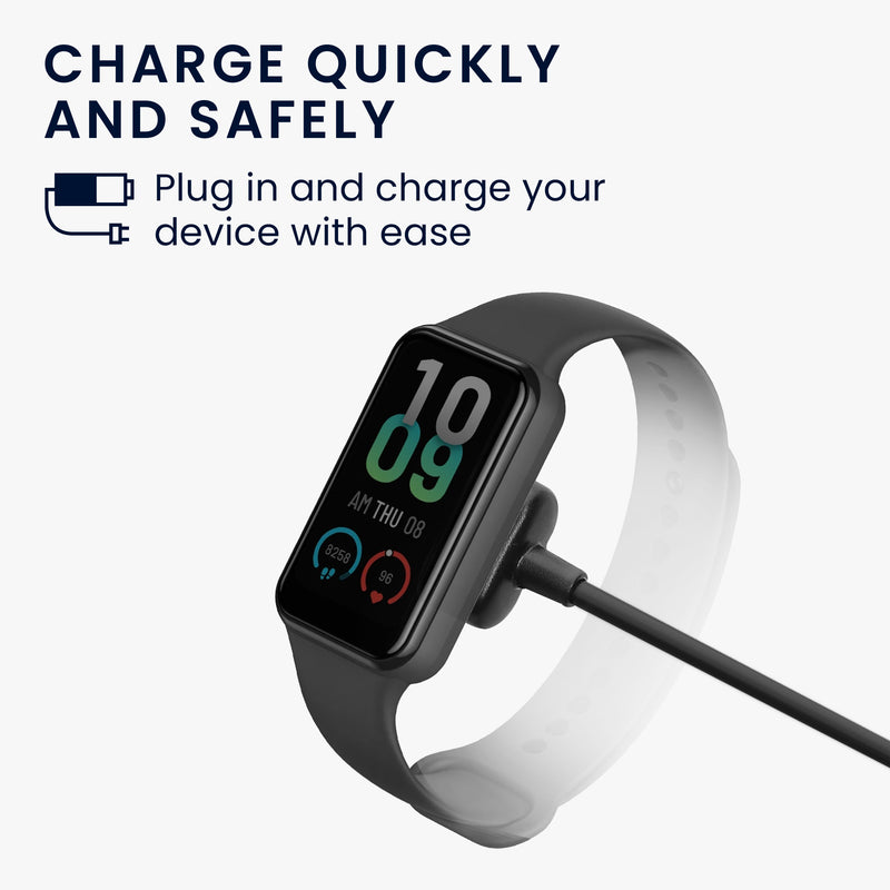 kwmobile USB Kabel Charger kompatibel mit Amazfit Band 7 Ladekabel Smart Watch Ersatzkabel Fitnesstracker Aufladekabel