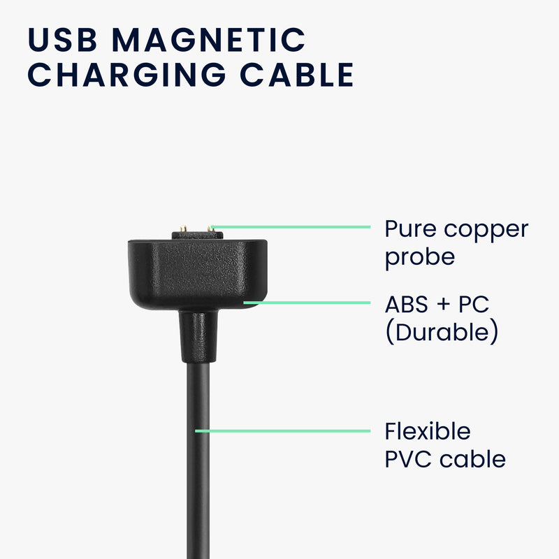 kwmobile USB Kabel Charger kompatibel mit Amazfit Band 7 Ladekabel Smart Watch Ersatzkabel Fitnesstracker Aufladekabel