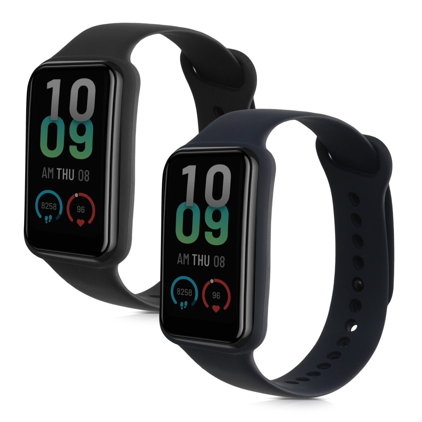 kwmobile Uhrenarmband für Amazfit Band 7 Armband Fitnesstracker Band Set Ersatzarmband Smartwatch