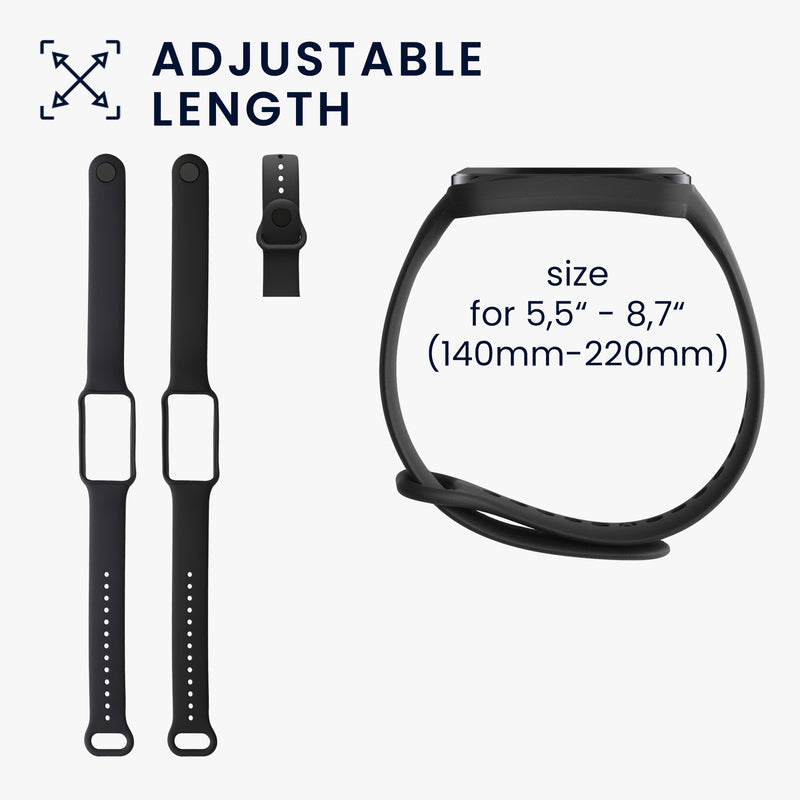 kwmobile Uhrenarmband für Amazfit Band 7 Armband Fitnesstracker Band Set Ersatzarmband Smartwatch