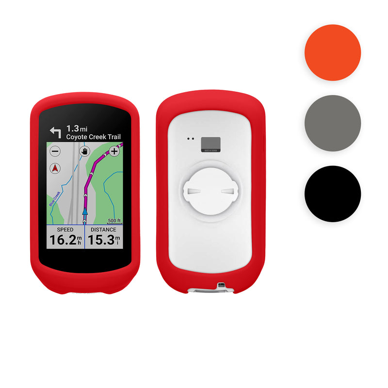 kwmobile Hülle kompatibel mit Garmin Edge Explore 2 - Silikon GPS Fahrrad Case Schutzhülle - in Pastellgrün Pastellgrün  