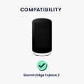 kwmobile Hülle kompatibel mit Garmin Edge Explore 2 GPS Fahrrad Case Schutzhülle