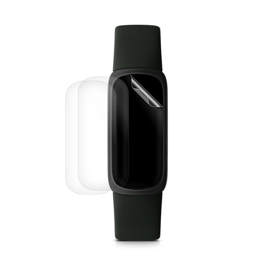 kwmobile 3x Transparente Displayschutzfolie kompatibel mit Fitbit Inspire 3 - Schutzfolie für Fitness Tracker Displayschutz Transparent  