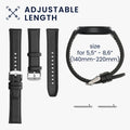 kwmobile Uhrenarmband für Xiaomi Watch S4 / S4 Sport / S3 / S2 / Watch S1 Active / Watch 5 Active Armband - Ersatzarmband für Fitnesstracker mit Uhrenverschluss - Wechselarmband Smartwatch