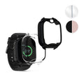 kwmobile 2x Cover kompatibel mit Xplora XGO 2 Hülle - Fullbody Fitnesstracker Case Set aus Glas - Transparent Transparent  [dsg02]