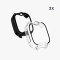 kwmobile Glas Hülle für Xplora XGO 2 Schutzhülle Fullbody Fitnesstracker Case Set