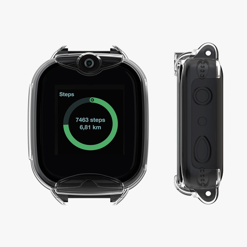 kwmobile Glas Hülle für Xplora XGO 2 Schutzhülle Fullbody Fitnesstracker Case Set