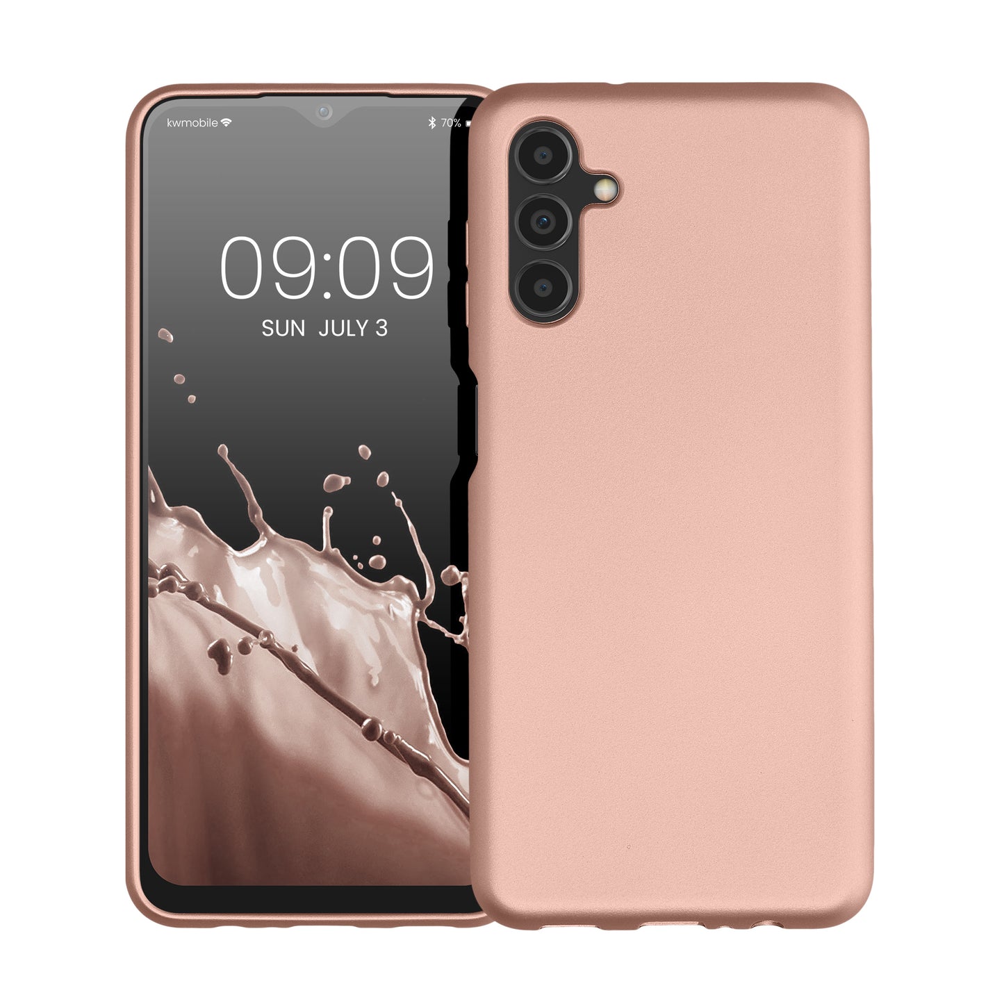 kwmobile Handyhülle für Samsung Galaxy A04s - Silikon Case - Schutzhülle Cover