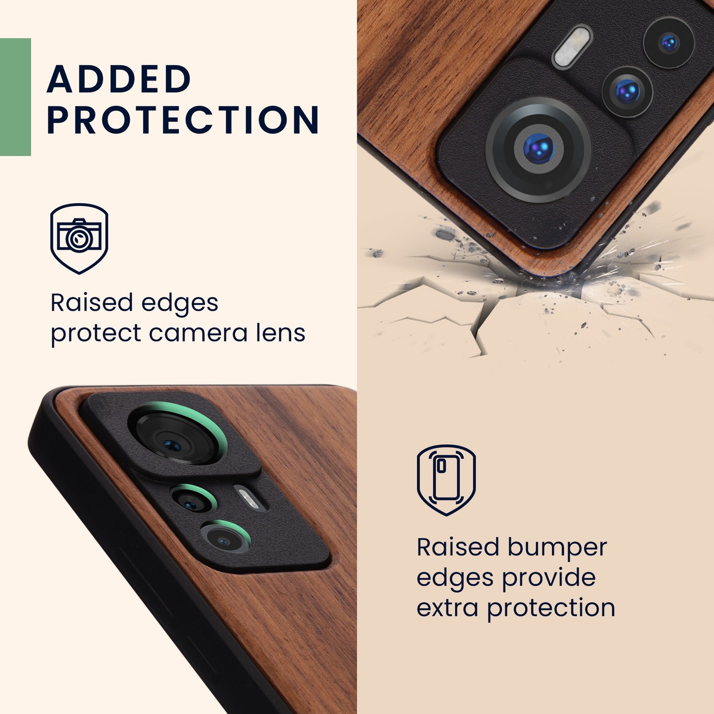 kwmobile Hülle kompatibel mit Xiaomi 12T / 12T Pro Handy Cover TPU Handyhülle Kompass Vintage