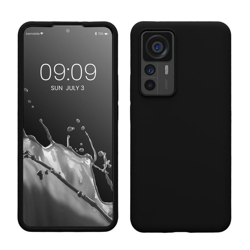 kwmobile Handyhülle für Xiaomi 12T / 12T Pro - Case Silikon - Kabelloses Laden - Schutzhülle Cover
