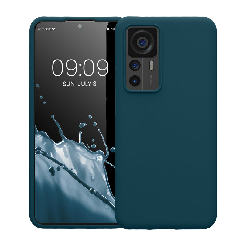 kwmobile Handyhülle für Xiaomi 12T / 12T Pro - Case Silikon - Kabelloses Laden - Schutzhülle Cover