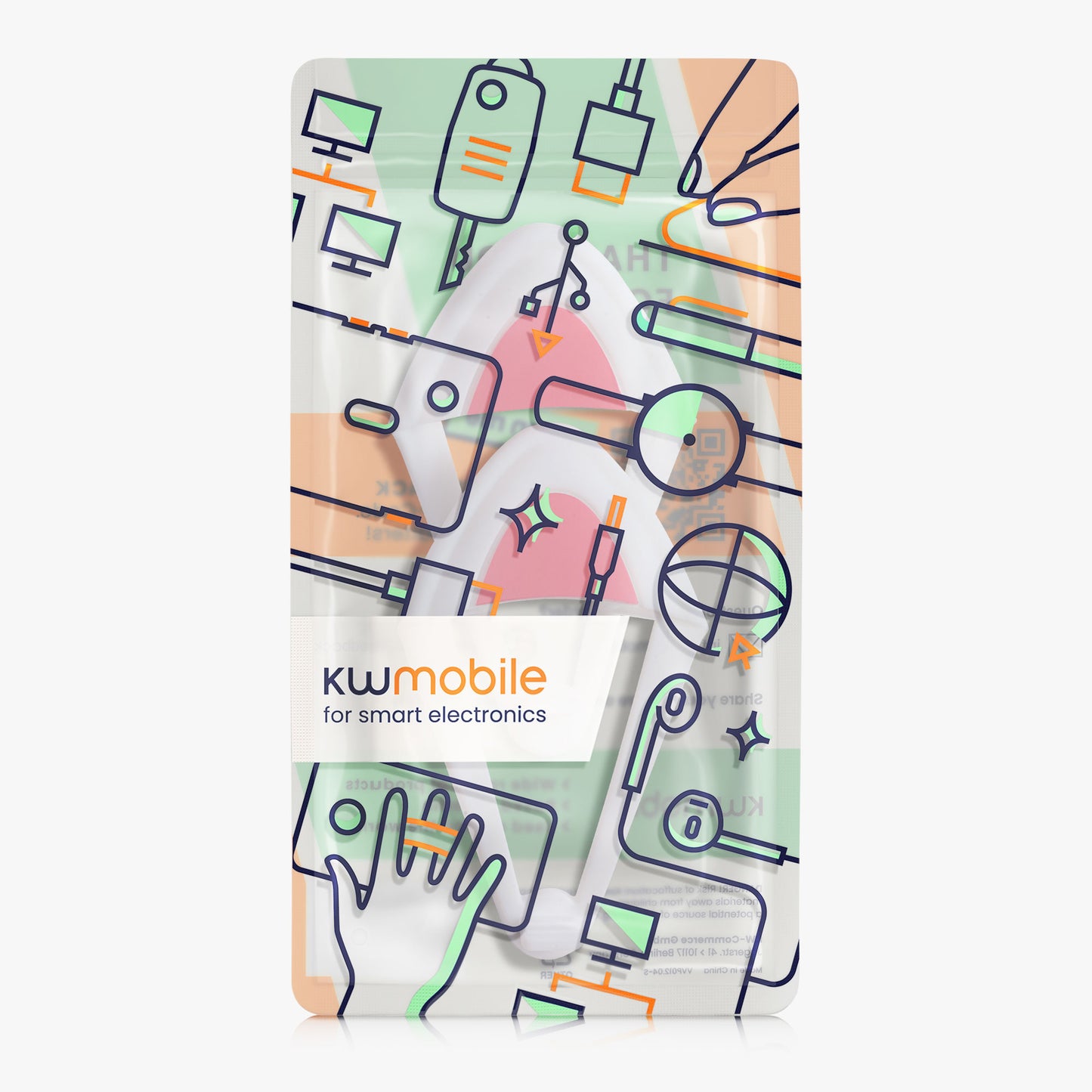 kwmobile Katzenohren Aufsatz kompatibel mit Overear Headphone Deko Accessoire für Kopfhörer Breite 2,5 bis 3,8 cm Katzenkopfhörer Set