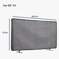 kwmobile 55" TV Abdeckung Indoor Fernseher Hülle Bildschirmschutz Abdeckung TV Bildschirm Staubschutzhülle Fernsehabdeckung
