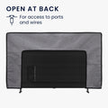 kwmobile 75" TV Abdeckung Indoor - Fernseher Hülle Bildschirmschutz Abdeckung - TV Bildschirm Staubschutzhülle - Fernsehabdeckung