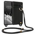 kwmobile Hülle kompatibel mit Google Pixel 7 Pro - Handyhülle mit Schlaufe Ring - Handy Cover Case
