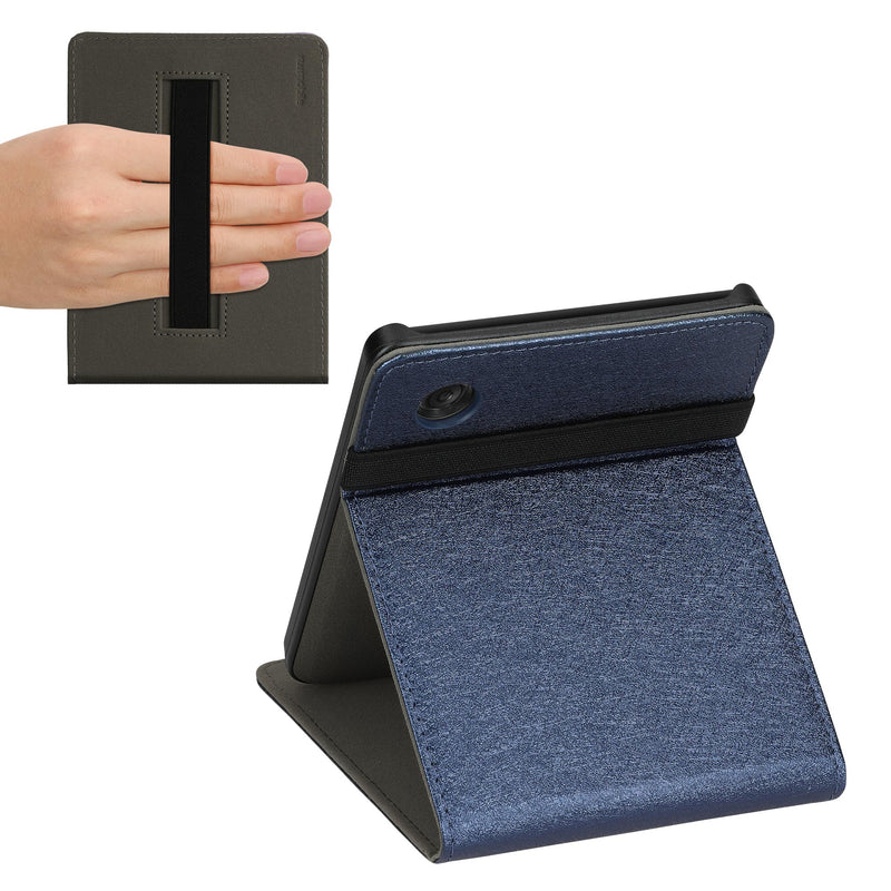 kwmobile Schutzhülle kompatibel mit Kobo Clara 2E / Tolino Shine 4 - Hülle e-Reader mit Schlaufe Ständer