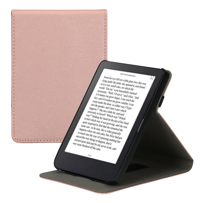 kwmobile Schutzhülle kompatibel mit Kobo Clara 2E / Tolino Shine 4 - Hülle e-Reader mit Schlaufe Ständer