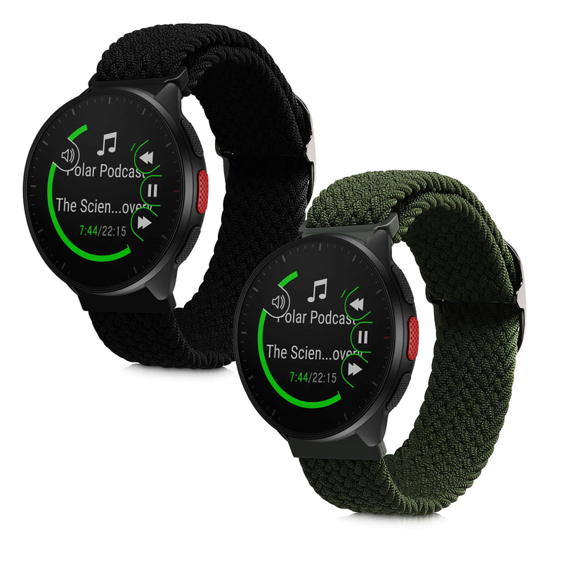 kwmobile Armband kompatibel mit Polar Pacer / Pacer Pro / Ignite Fitnesstracker Sportarmband Band Innenmaße von 19 - 20 cm