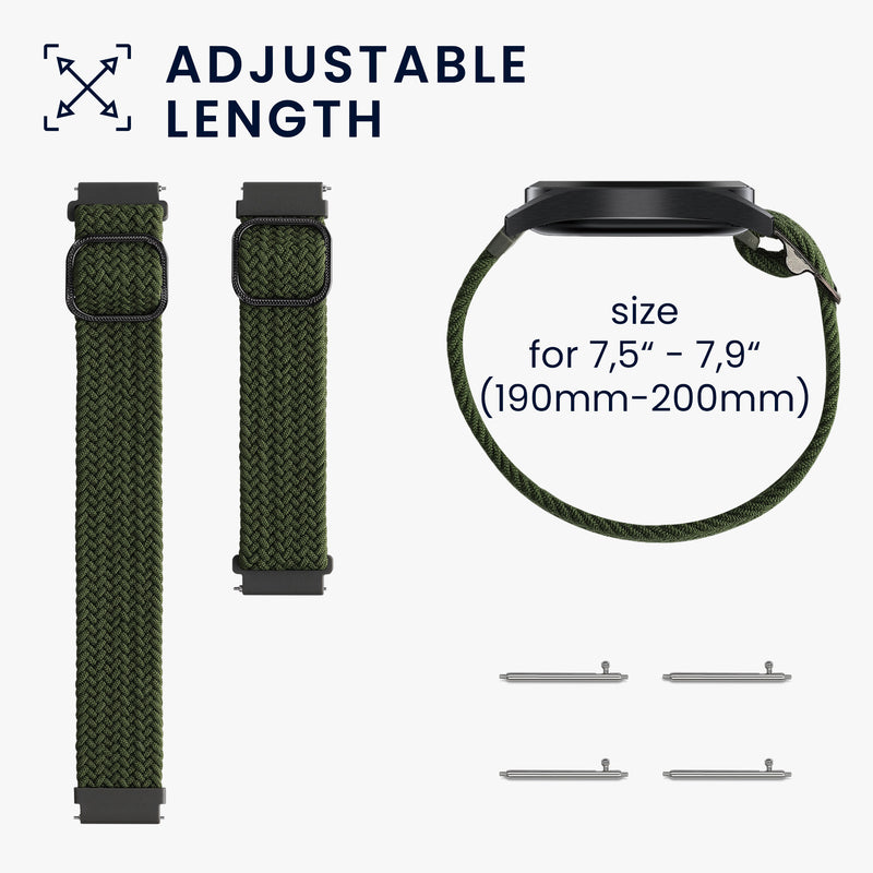 kwmobile Armband kompatibel mit Polar Pacer / Pacer Pro / Ignite Fitnesstracker Sportarmband Band Innenmaße von 19 - 20 cm
