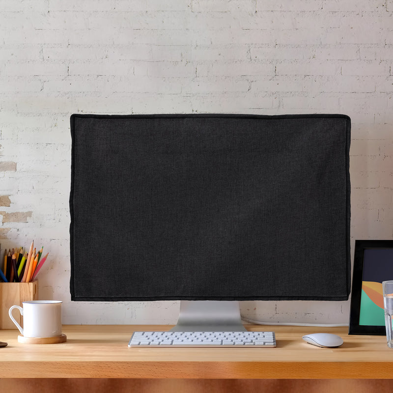 kwmobile Hülle kompatibel mit 31-32" Monitor - Schutzhülle Staubschutz Abdeckhaube für PC Bildschirm - Computer Screen Cover Staubhaube Haube