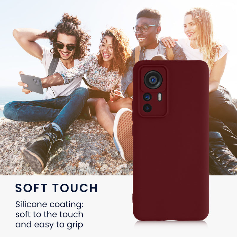 kwmobile Handyhülle für Xiaomi 12T Pro Hülle weiches Handy Silikon Case Schutzhülle Cover