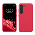 kwmobile Hülle kompatibel mit Samsung Galaxy S23 Hülle dünnes Silikon Handy Case stoßfeste Handyhülle weiche Oberfläche Kabelloses Laden